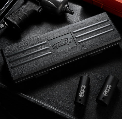 EPAuto storage case opened with sockets ready for on-site work.