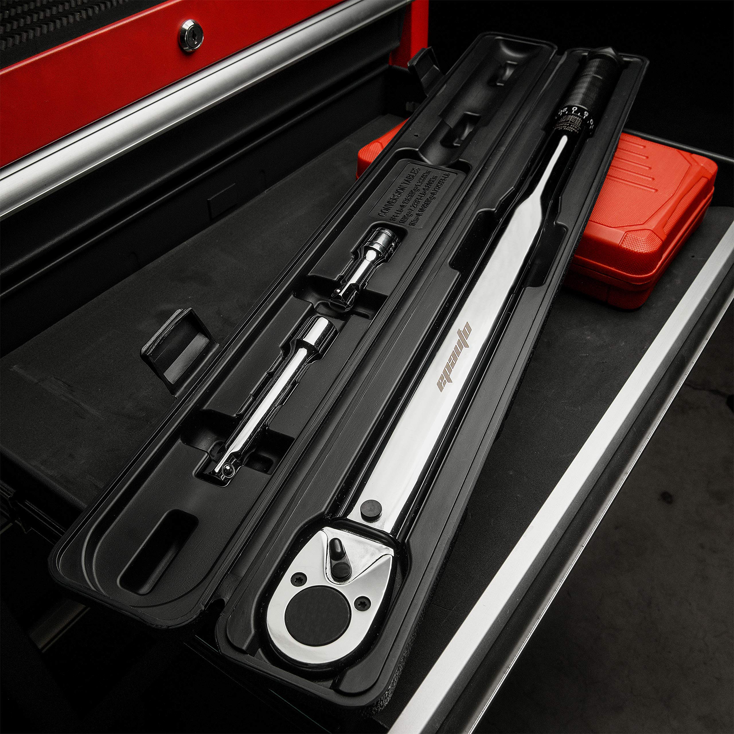 EPAuto hardened Cr-V head resists wear during use.
