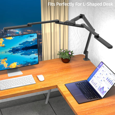 EPABINA desk lamp with rotatable arms for flexible positioning during art and drafting