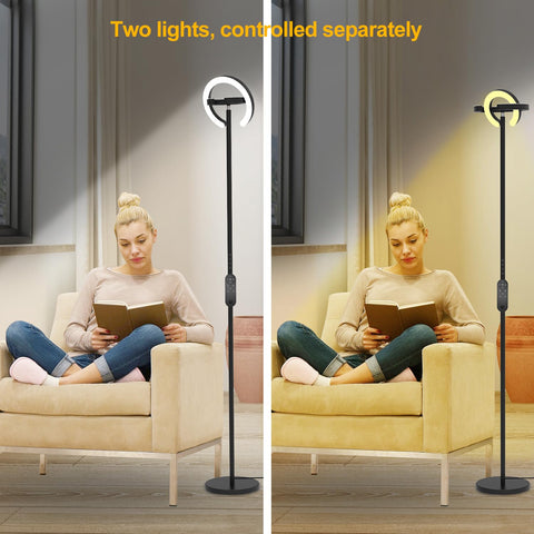 EPABINA 75.5-inch tall design fits corners with stable base