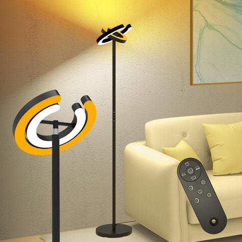 EPABINA floor lamp outer light angle for cozy ambience in living room