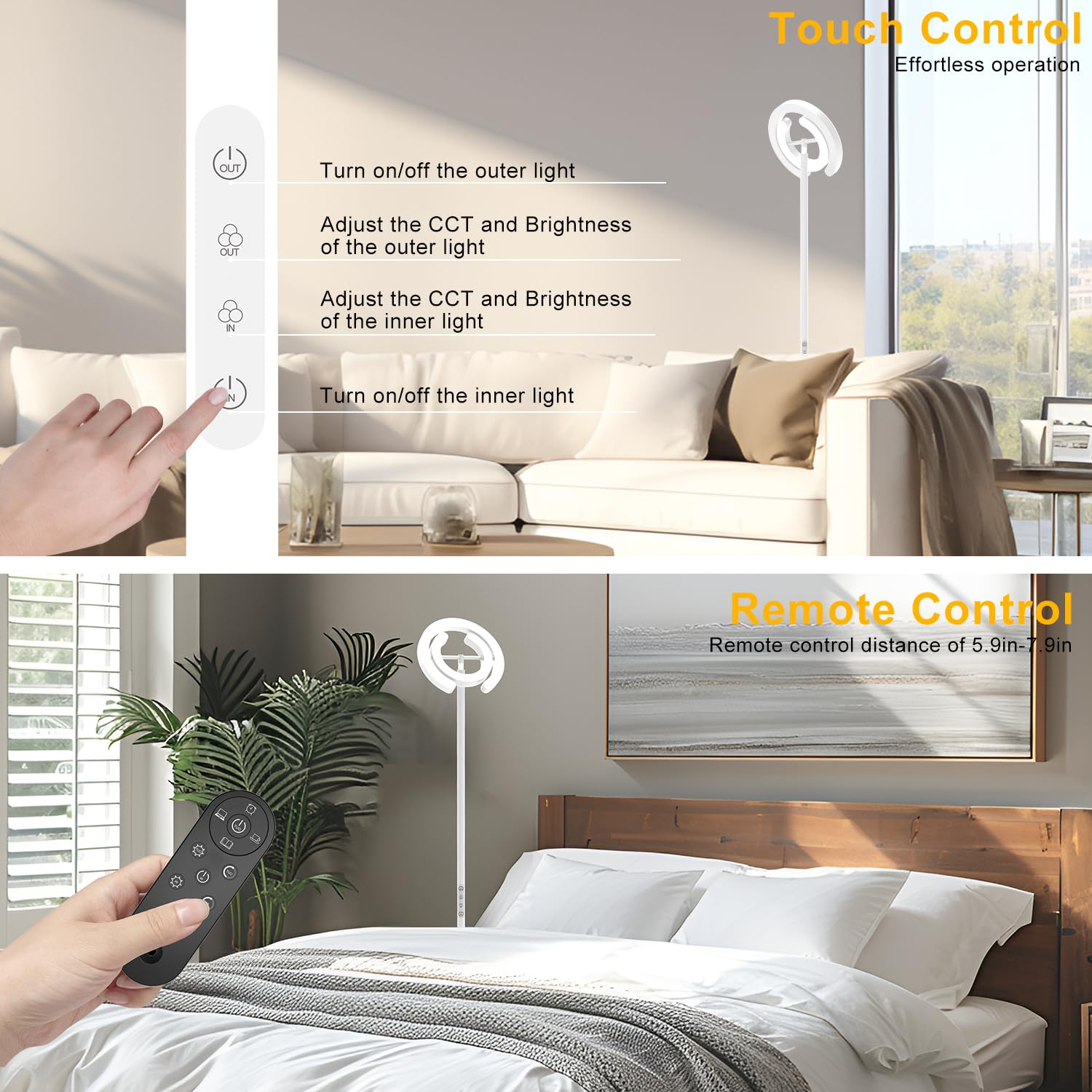 EPABINA dimmable 36W LED with 1900K-6500K range for flexible lighting