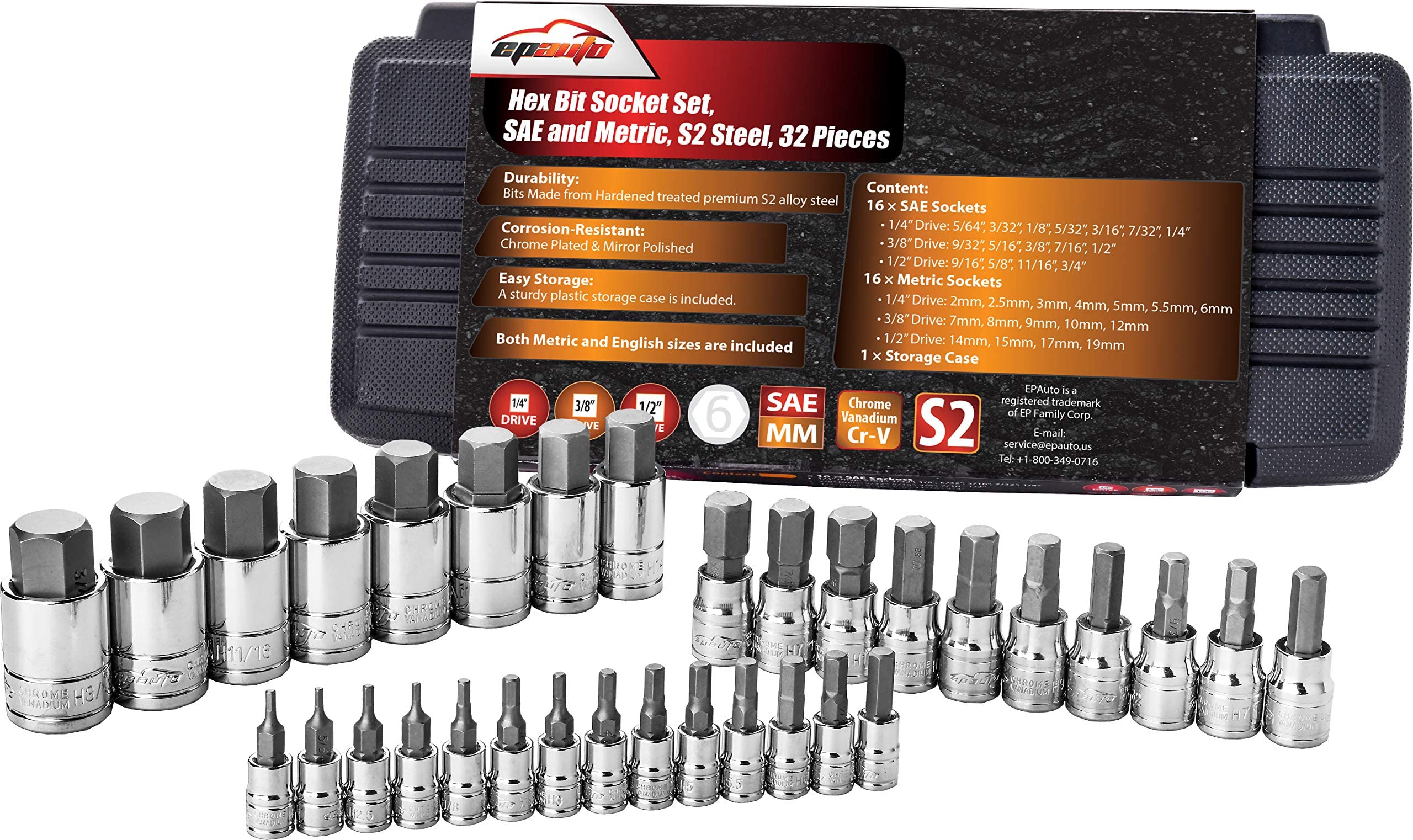 EPAuto hex bit socket set in action for professional projects.