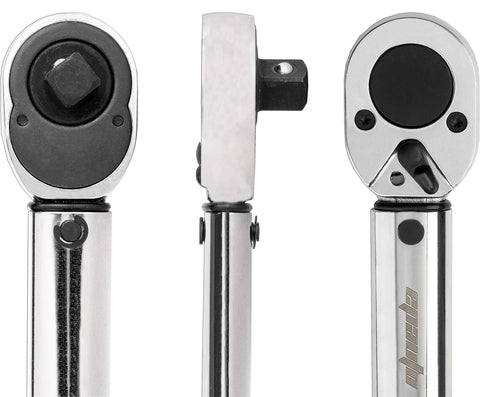 EPAuto torque wrench covers 10-80 ft-lb range for versatility.