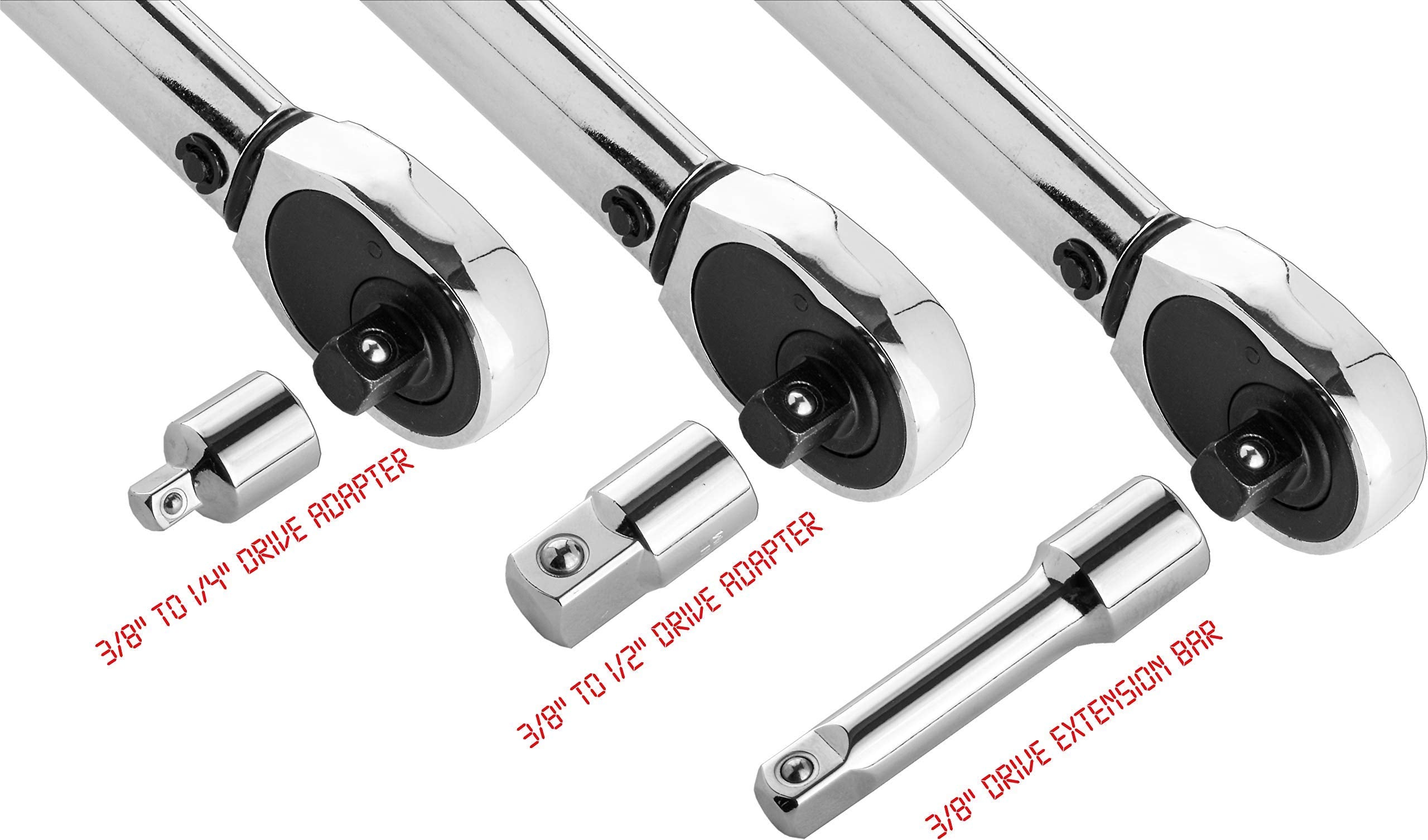 EPAuto torque wrench performance shown with audible click for setting confirmation.