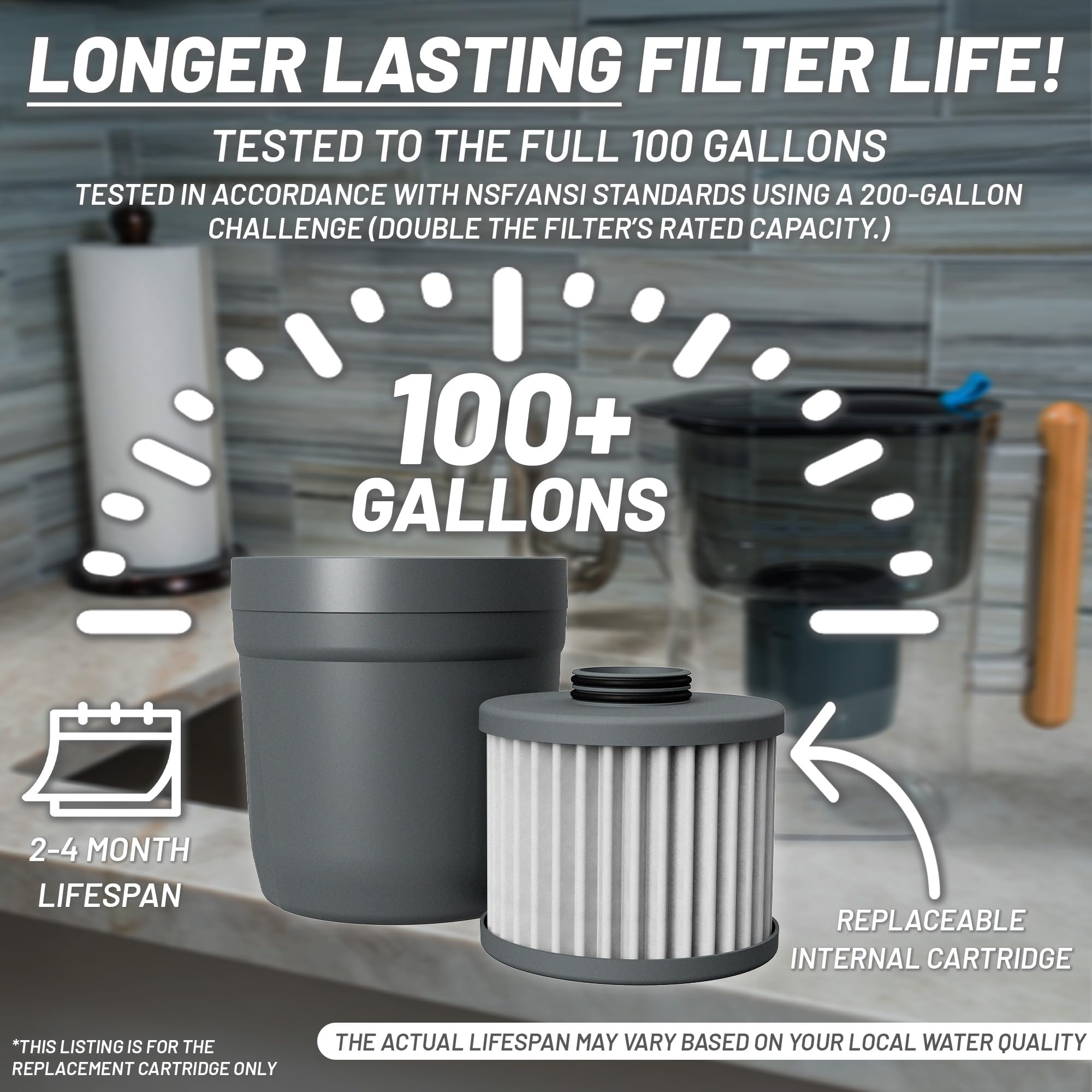 Epic Water Filters Nano XP replaceable cartridge ready for maintenance