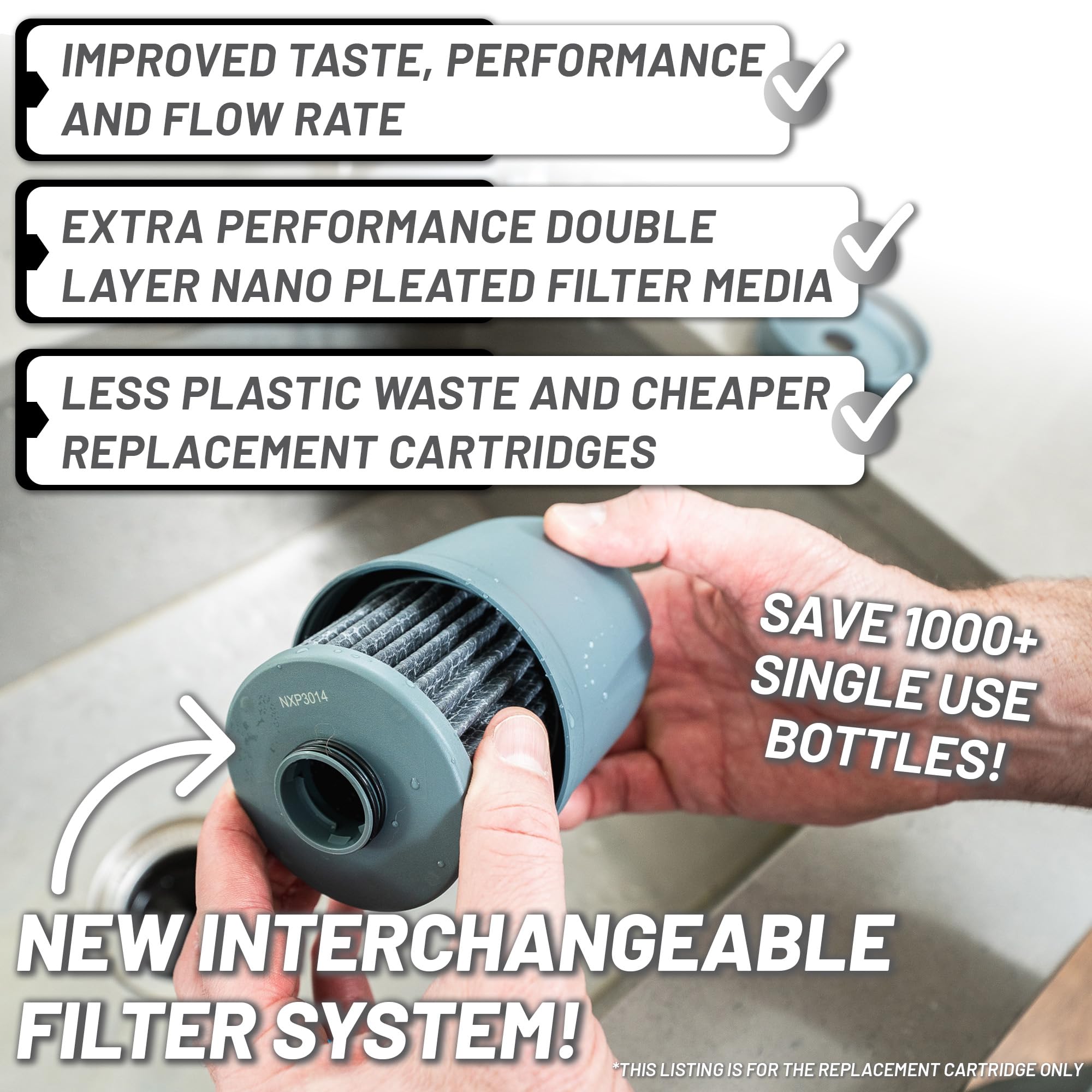 Epic Water Filters Nano XP USA-made label indicating domestic manufacturing pride