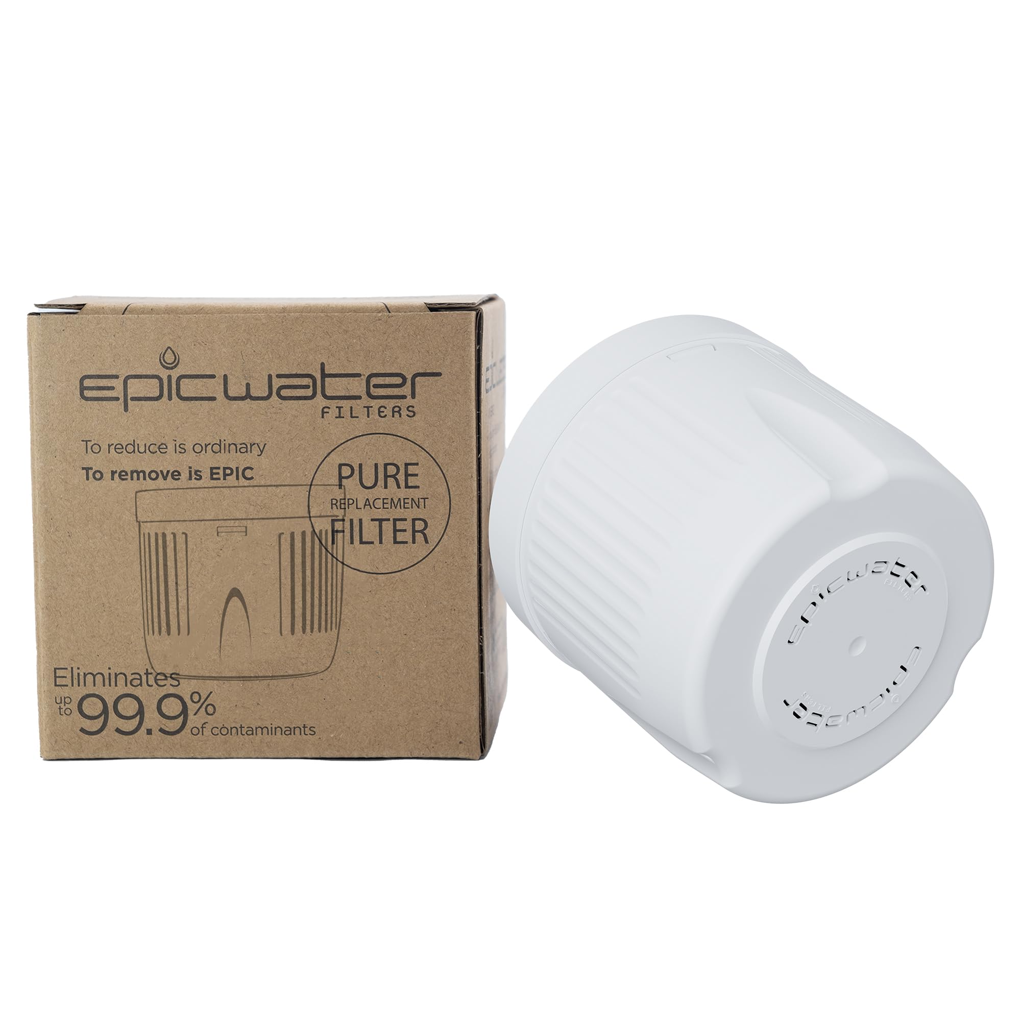 Epic Water Filters Pure XP replacement filter for Epic Pure pitcher ensures clean-tasting water.