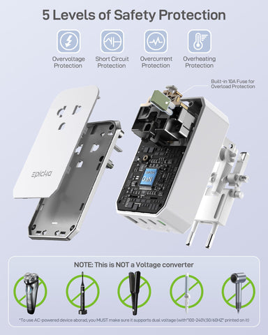 EPICKA Air 40W compact design fits in a pocket or carry-on