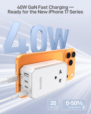 EPICKA Air 40W USB-C PD port delivering up to 40W for quick power