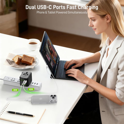 EPICKA Pulse Duo USB-C port delivering up to 65W for fast charging