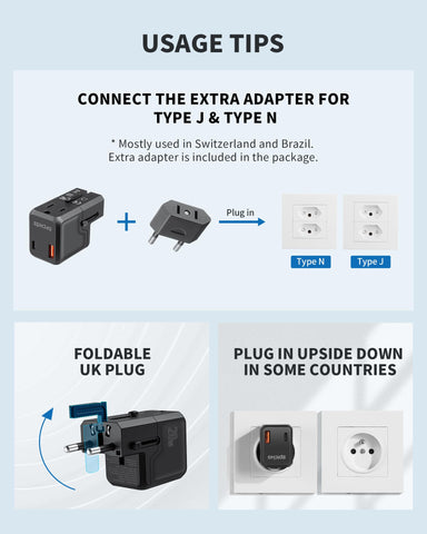EPICKA safety certifications RoHS, CE, and FCC provide trusted travel electronics safety.