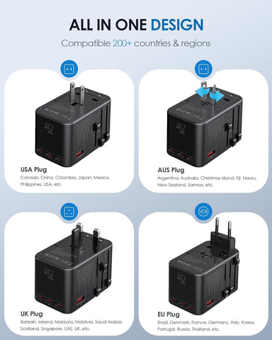EPICKA TA-105 Max safety features with fuse, shutters, and certifications for safe travel.