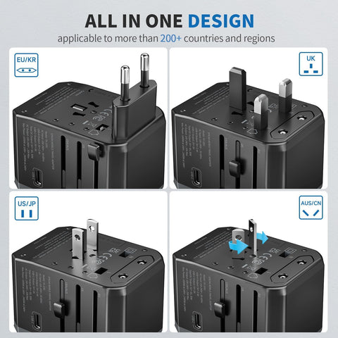 EPICKA TA105C USB-C ports enable simultaneous fast charging for multiple devices.