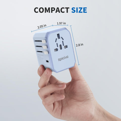 EPICKA compact travel companion ideal for cruises and international trips.