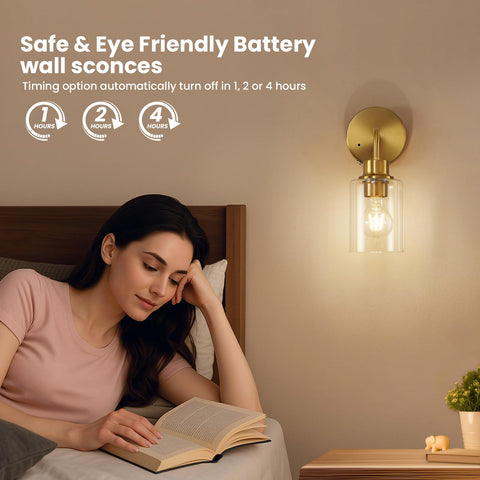 Remote control with timer for flexible lighting schedules.