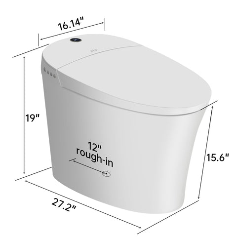 EPLO E16 water-saving dual flush reduces consumption.