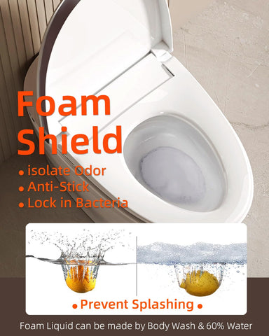 EPLO iX7 foam dispenser delivers refreshing foam with every flush