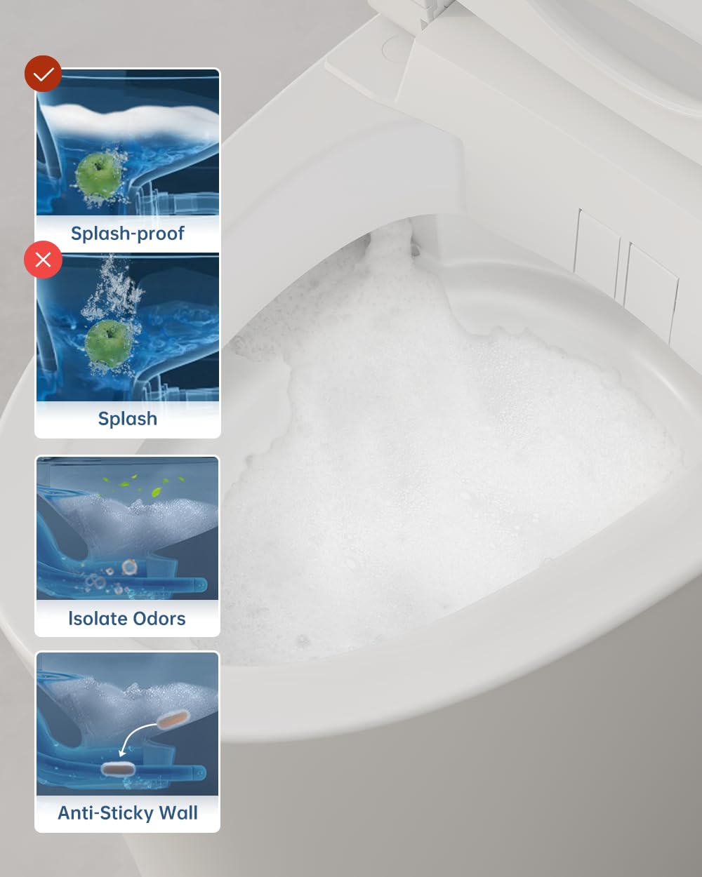 EPLO 1000G MaP flush provides powerful cleaning with efficient water use