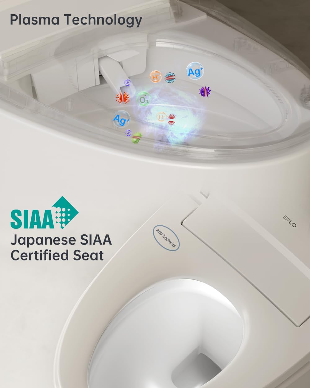 EPLO heated seat and night light enhance nighttime comfort