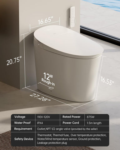 EPLO tank-built elongated bowl integrates tank inside for streamlined design