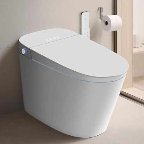 EPLO U8PRO built-in tank bidet toilet showing compact, space-saving design and reliability