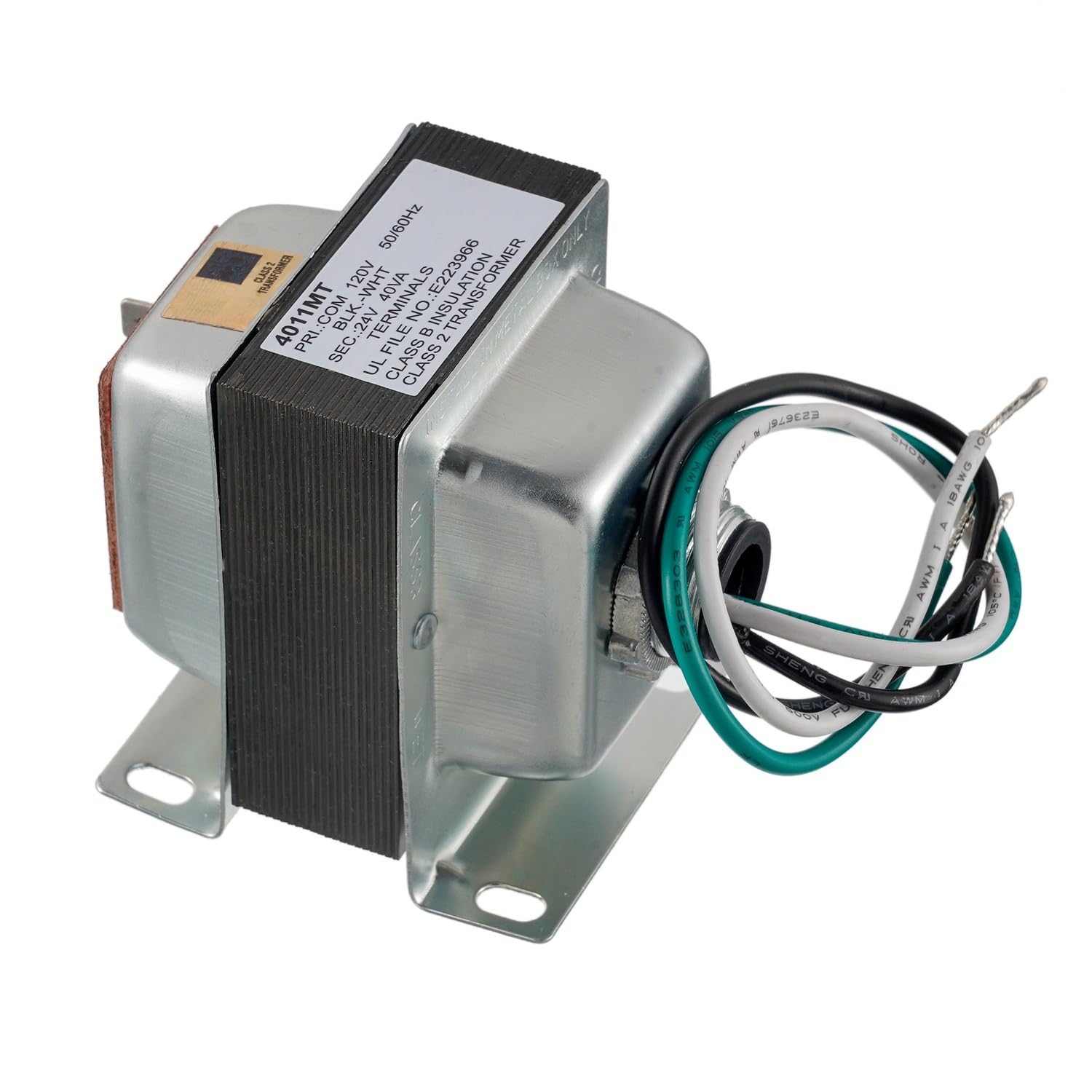EPLZON 24V 40VA transformer front view for reliable thermostat and doorbell power