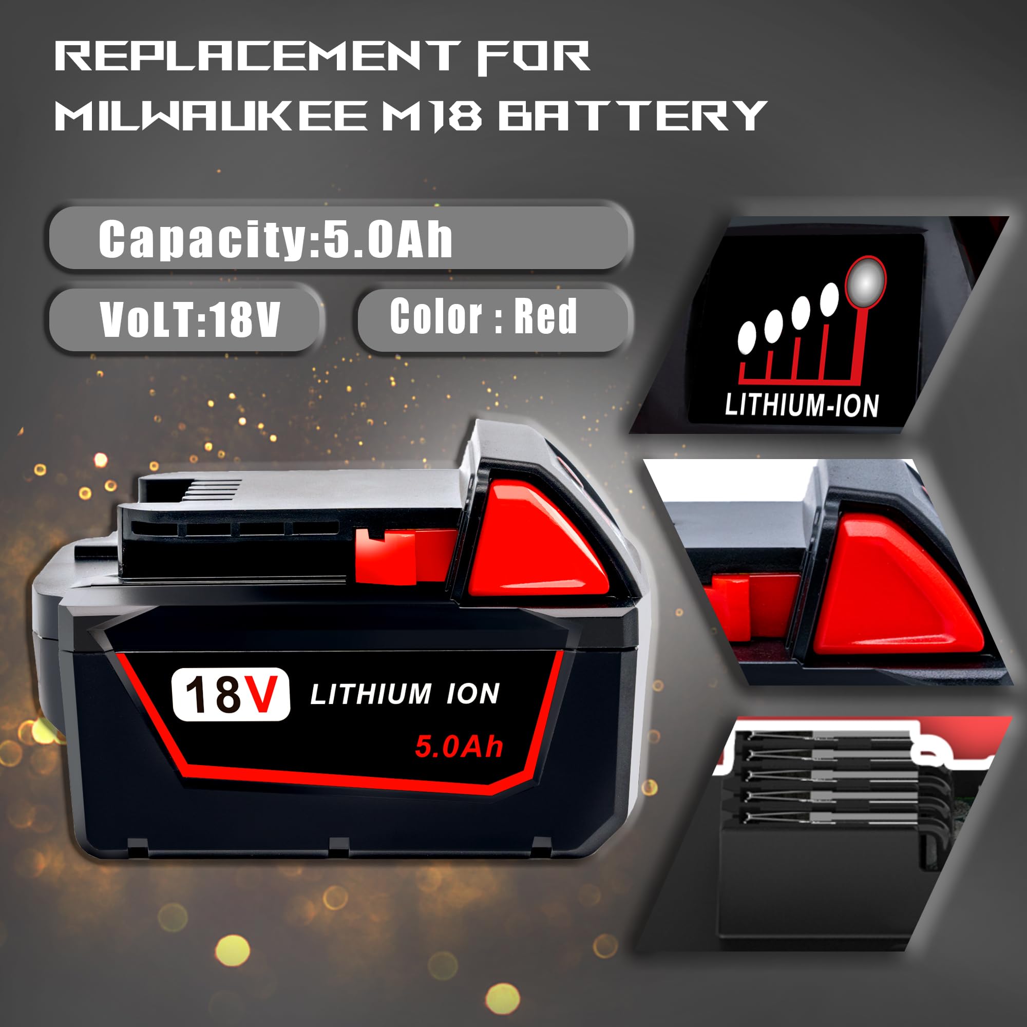 Epowon M18 rapid charger front view for fast recharge