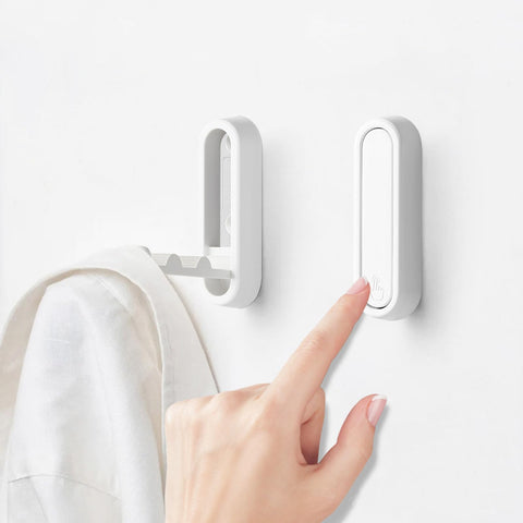 Eptcp foldable wall hook 90-degree fold close-up showing compact design
