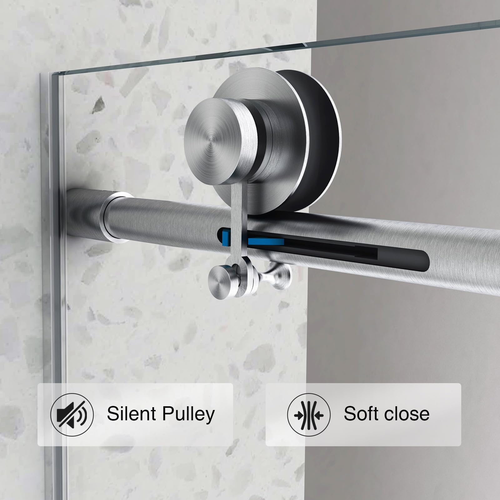 EPXMKX stainless steel hardware resists rust and chipping.