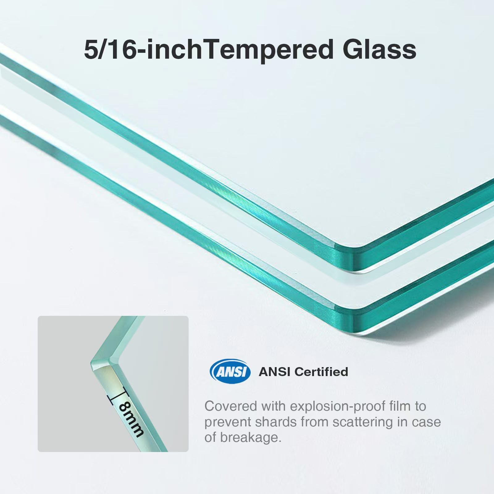 EPXMKX water-tight seal keeps the bathroom dry during showers.