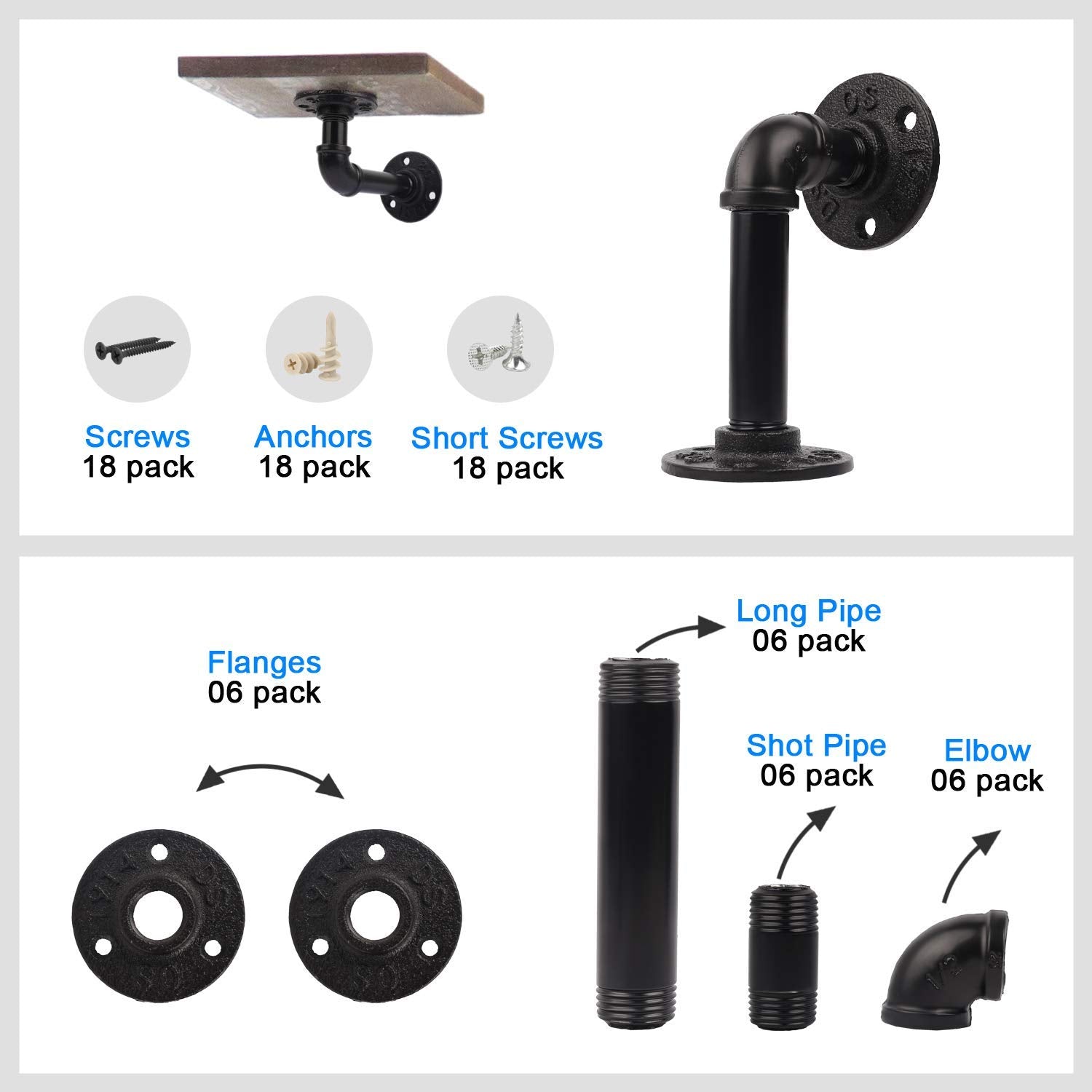 Equason floating-shelves setup example displaying rustic charm and practical display