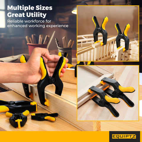 Equipptz clamps show jaw pads securely in place during operation