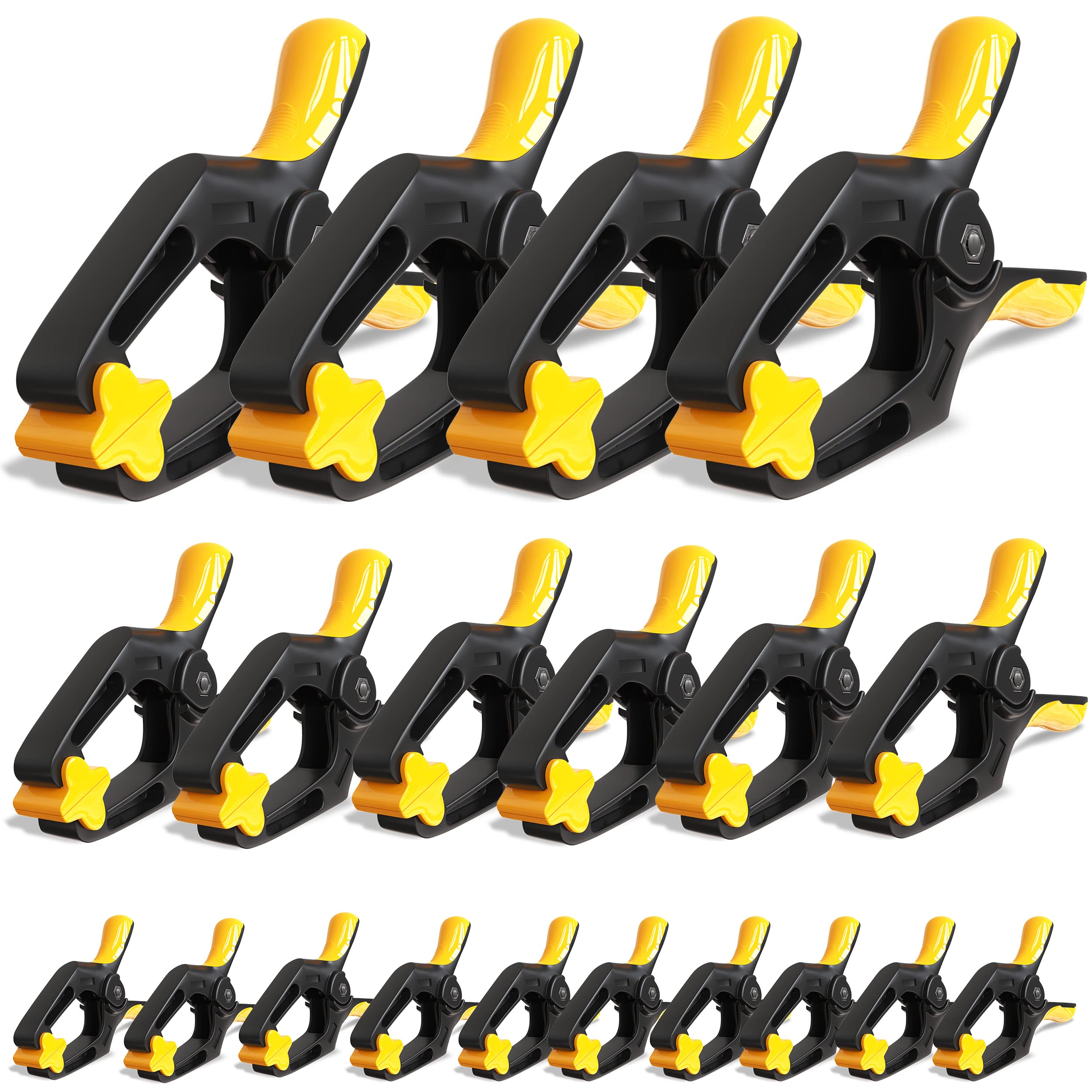 Equipptz spring clamps 6 inch grip for woodworking and crafts