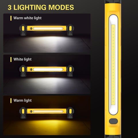 ERAY light bar showing three color modes for car work and tasks