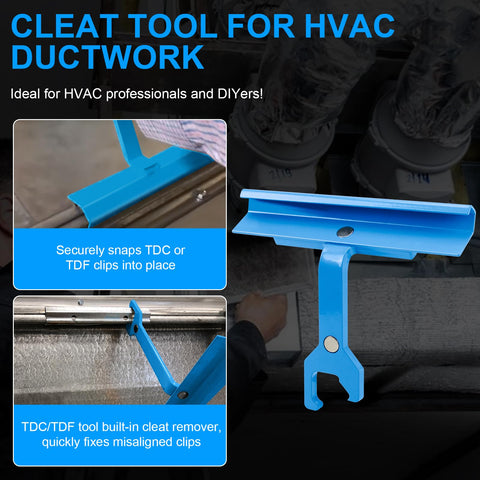 ERETOW 4-in handle duct tool reaches tight spaces efficiently.
