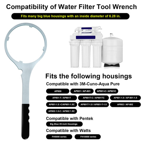 ERETOW extended-handle design provides extra leverage during replacements.