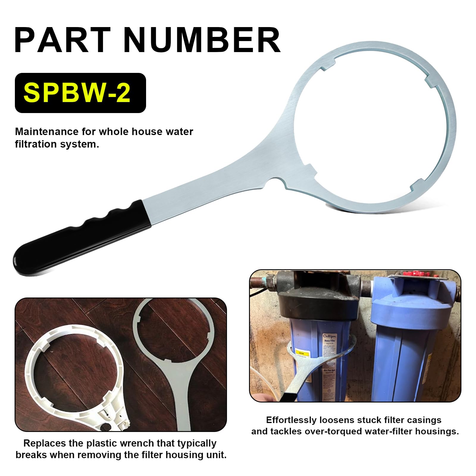 ERETOW heavy-duty tool resists rust for long-lasting filter maintenance.