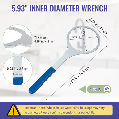ERETOW SPBW-5 extended-handle design provides superior leverage for easier removal.