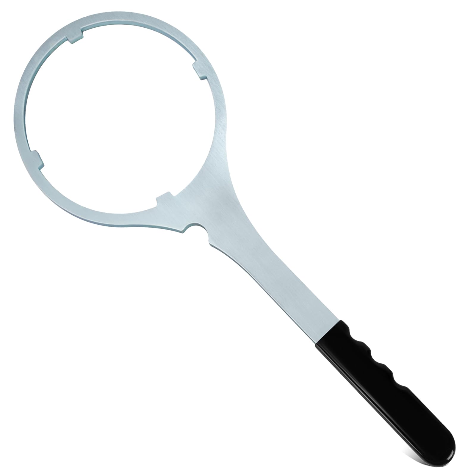 ERETOW metal wrench for 6.29-inch housings enables easy filter removal.