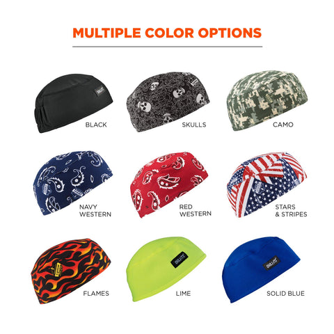 Ergodyne Chill-Its 6630 multiple color options on display.
