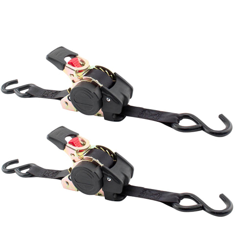 Erickson Pro Series 1in x 10ft retractable strap ready for quick tie-downs