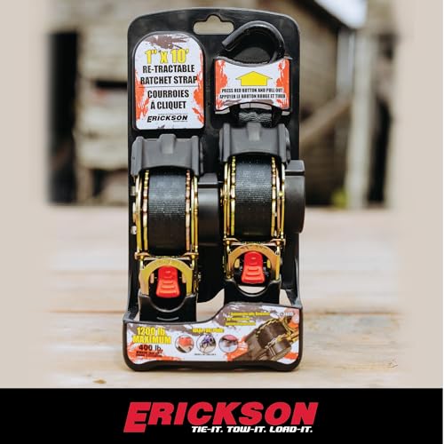 Close-up of Erickson Pro Series ratchet handle for secure tension