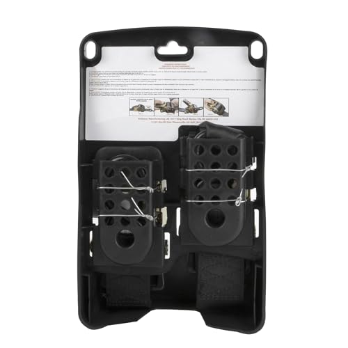 Red release button enables quick one-handed operation on Erickson Pro Series straps.