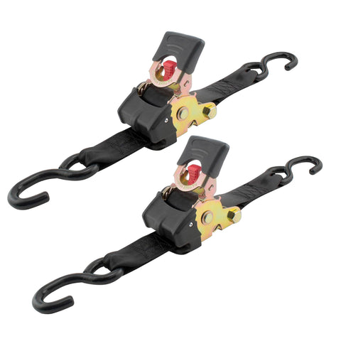 Erickson Pro Series 2in-10ft retractable ratchet strap ready for secure cargo transport.