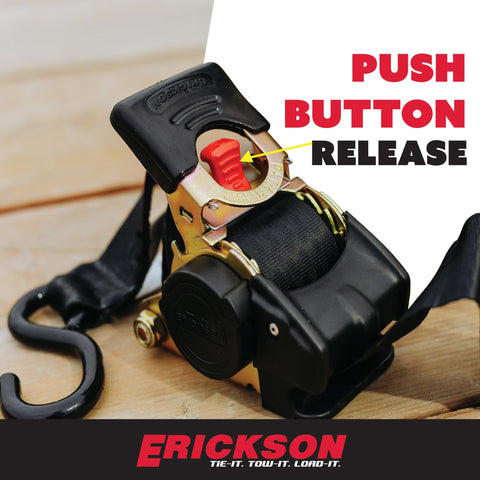 Suitable for securing fuel cans, ATVs, and other heavy loads on trailers.