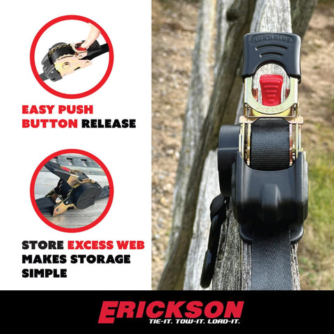 Erickson Pro Series one-button release for quick removal