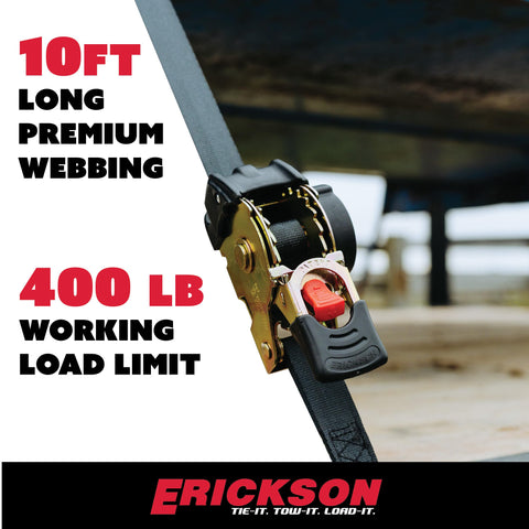 Two-pack of Erickson Pro Series straps for versatile hauling