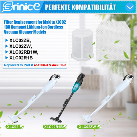Erinice easy-install demonstration showing tool-free replacement steps.