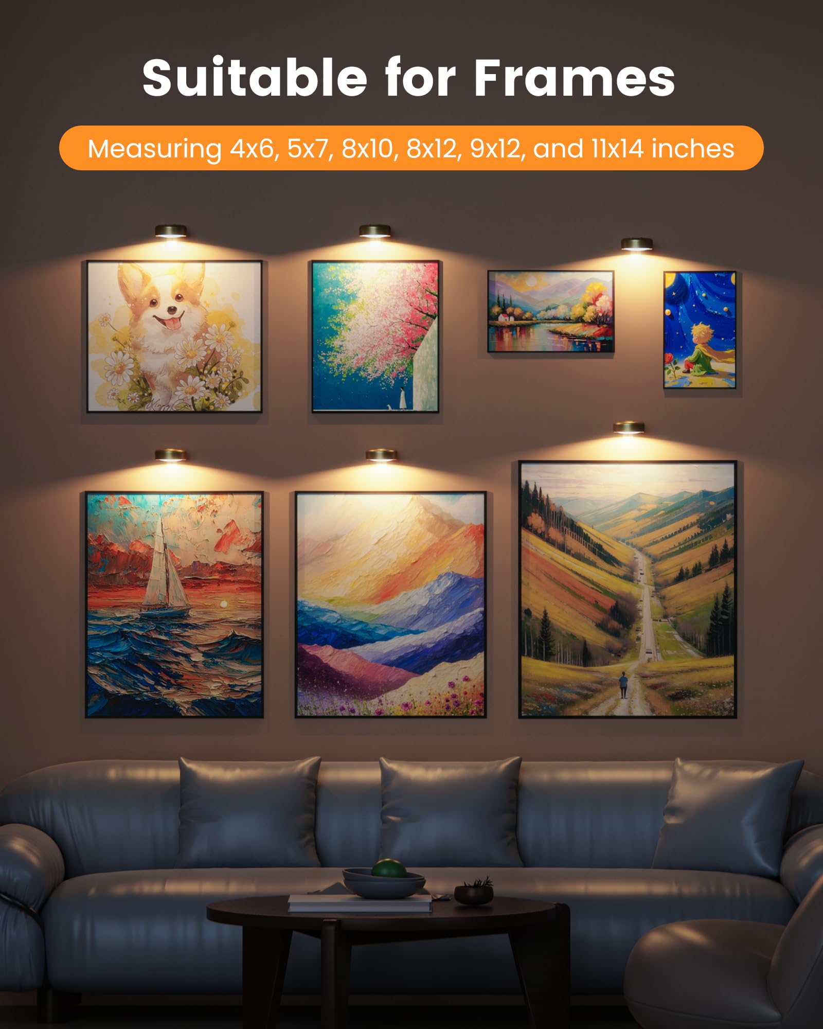 ERMTCTS brightness adjustable for precise emphasis on art details